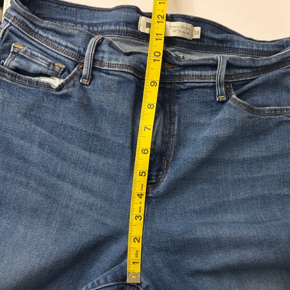 Levi's Perfectly Slimming 512 Skinny Leg Blue Jeans $59 - Picture 10 of 11